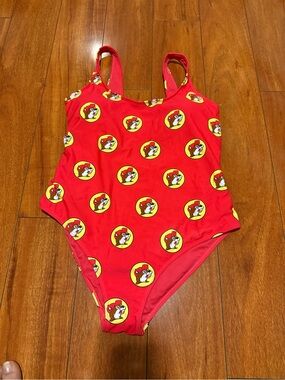BUC.EES women’s Red Cartoon Print One-Piece Swimsuit